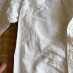 GAP 長袖白シャツロンパース　18-24mの画像