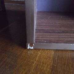 棚　2段　木目調　2個の画像