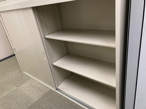 引き違い書庫 幅176×奥行40×高さ195cm カギ有 中古