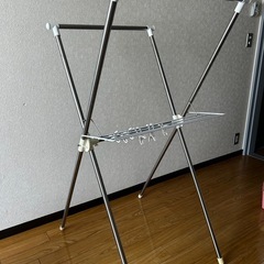 【無料】室内用物干しスタンド 折りたたみ式