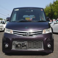 (6487) 25万 H.22(2010)年　日産 ルークス ハイウェイスターターボ　AT　ナビ、TV付　パープル　走行145,325KMの画像