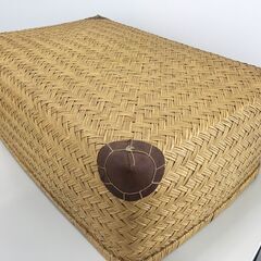 ♪大きめ 蓋付 かご 籠  収納 インテリア 幅60×奥行37×高さ24㎝  中古 (NF250521) 517-99の画像