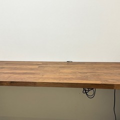 昇降式デスクセット（IKEA KARLBY天板とFLEXISPO...