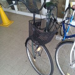 ★ジモティ割あり★  自転車 26インチ ダークグリーン クリー...