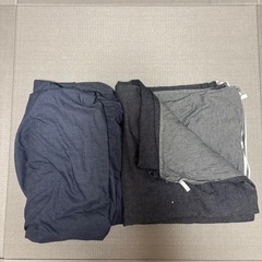 【値下げ！ニトリ】ダブルの布団カバーとマットレスカバー 