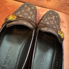 美品★ルイヴィトン★ドライビングシューズモノグラムの画像