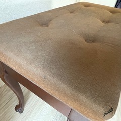 アンティークチェア　猫脚　ピアノ椅子の画像