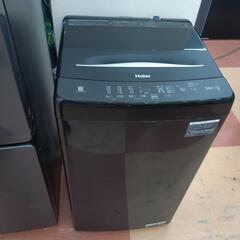 ★ジモティー割引有★ Haier 5.5kg全自動洗濯機 JW-U55MK(K) 2024年製 中古品