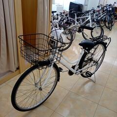 ★ジモティ割あり★  自転車一般 ２6インチ 白 クリーニング済...