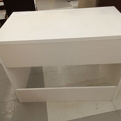 ★ジモティ割あり★  デスク ホワイト H70×D50×W90 クリーニング済み TC3386の画像