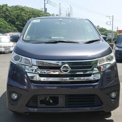 (6490) 25万 H.26(2014)年　日産 デイズ ハイウェイスターJ　AT　ナビ、TV　パープル　走行187,483KMの画像