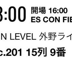 【本日】【エスコン】メインレベル連番席で2枚あります【お急ぎ】