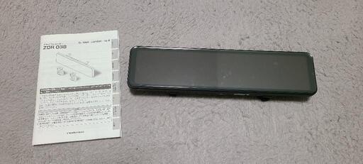 コムテック インナーミラードライブレコーダー ZDR038 本体のみ