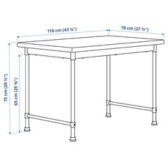 IKEA　KULLABERG デスク　クッラベリの画像