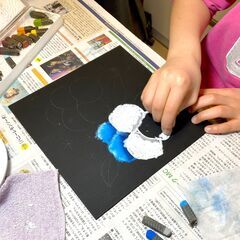 チョークアート🎨キッズコースの画像