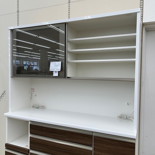 松田家具 レンジボード ※右下収納の棚板、ダボなし TJ12067