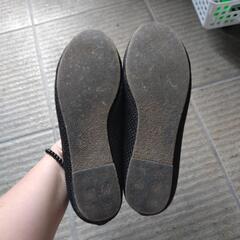 黒 フラットシューズ Mサイズ 決まりました！の画像