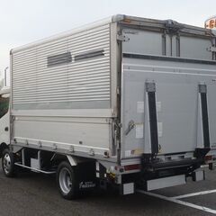 H.26(2014)年 日野 デュトロ 4.0 セミロング フルジャストロー ディーゼル 2tPG付ウイング車 ホワイト  オートマ　バックカメラ　ETC　エアコン　集中ドアロック　ABS　エアバック　ラッシングレール1段　電動格納ミラー　床フック6　検付き1年　17207の画像
