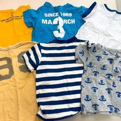 Tシャツ　タンクトップ　6着セット　夏服　80㎝の画像