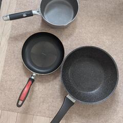 フライパン鍋等３点の画像