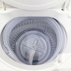 恵庭】シャープ 全自動洗濯機 ES-GE6F-T 2022年製 6㎏ 穴無し