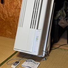 窓用エアコン(CW1619BK)2019年製　リモコン、窓枠、説...