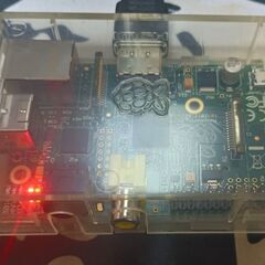 raspberryPi modelB+ケース+OSセットアップ済...