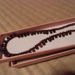 《価格ご相談可能》ガーネット ネックレス （留め具なし）お譲りします。の画像