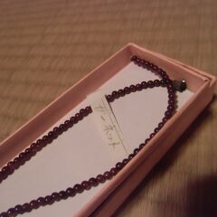 《価格ご相談可能》ガーネット ネックレス （留め具なし）お譲りします。の画像