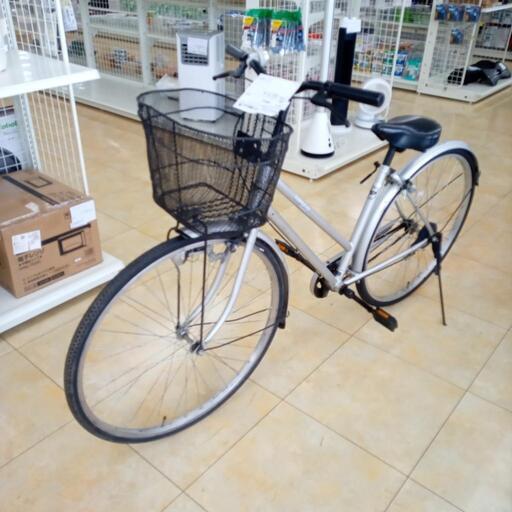 ★ジモティ割あり★  自転車一般 27インチ シルバー クリーニング済み OJ9387