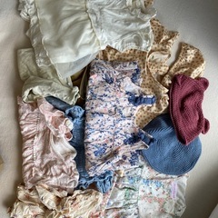 女の子ベビー服豪華セット夏服　ベビー水着の画像