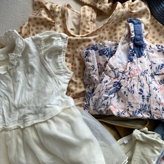 女の子ベビー服豪華セット夏服　ベビー水着の画像