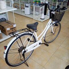★ジモティ割あり★  自転車一般 27インチ 白 クリーニング済み OJ9388の画像