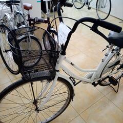 ★ジモティ割あり★  自転車一般 27インチ 白 クリーニング済み OJ9388の画像