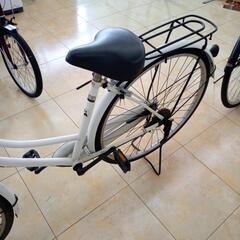 ★ジモティ割あり★  自転車一般 27インチ 白 クリーニング済み OJ9388の画像