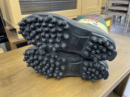 展示未使用品 ミツウマ 岩礁80 長靴 26.0cm ブーツ 山林用 林業や岩場 スパイク長靴  札幌市手稲区