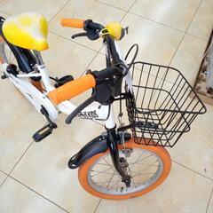 ★ジモティ割あり★  子供用自転車 16インチ 黄色 クリーニング済み OJ9390の画像