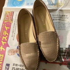 本日阿倍野にて　ペタンコパンプス23.5