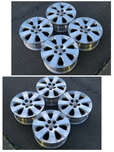 TOYOTA PREMIO トヨタ プレミオ TA-AZT240系 G EXパッケージ 15インチアルミホイール 6J +45 P.C
