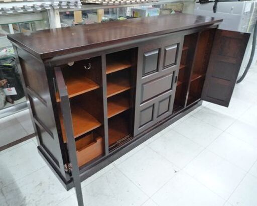 アンティーク 北海道民芸家具 下駄箱 サイドボード 収納棚 古家具 アンティーク 北海道民芸家具 下駄箱 サイドボード 収納棚 古家具