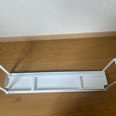 ニトリ コンロすき間ラック ホワイト の画像