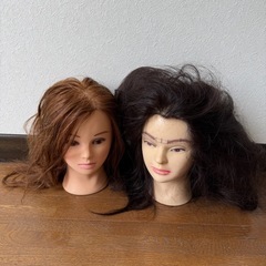 美容師　美容学生　マネキン　ウィッグ