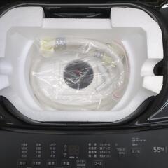 ★ジモティー割引有★ ハイアール 5.5kg全自動洗濯機 JW-U55MK(K) 2024年製 中古品 の画像