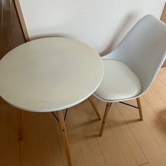 丸テーブル＆チェアセット