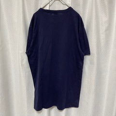 【ジースター】メンズ 半袖 カットソー  Tシャツ ロゴ プリント ネイビー Mの画像