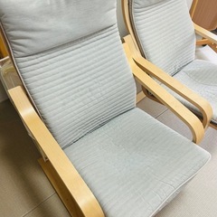 【２つセット】IKEA ポエング　一人かけソファの画像
