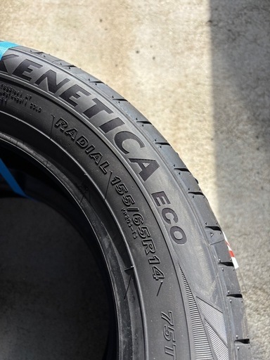 早い者勝ち 値下げ！155/65R14 新品タイヤ　4本　軽自動車　