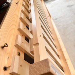 クイーンベットフレームすのこの画像