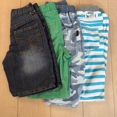 ハーフパンツ　4枚セット　GAPKIDSほか　130-140
