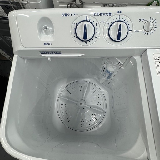 未使用 ハイアール　2槽式洗濯機 2024年製 5.5K